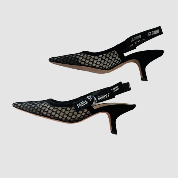 CHRISTIAN DIOR Resille Ribbon J'Adior Slingback - Picture 5 of 8